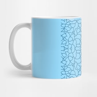 Abstract blue patten Mug